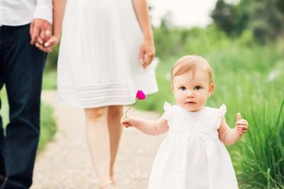 Casey, Rob and Emilia | Denver Botanic Gardens Family Photography | From the Hip Photo
