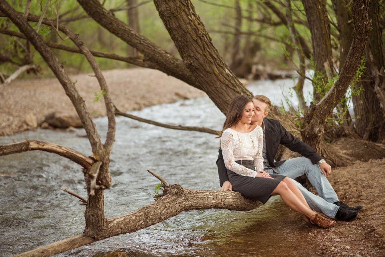 Danielle & Drew | Eldorado Canyon Engagement Photography | From the Hip Photo
