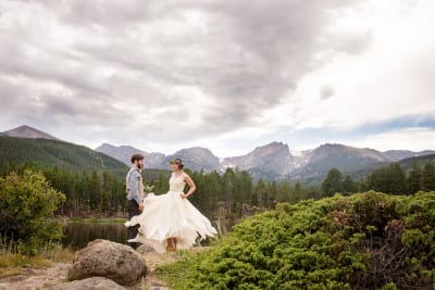 Sprague Lake Wedding Photography | Colorado Wedding Photographer | Estes Park, Colorado | From the Hip Photo