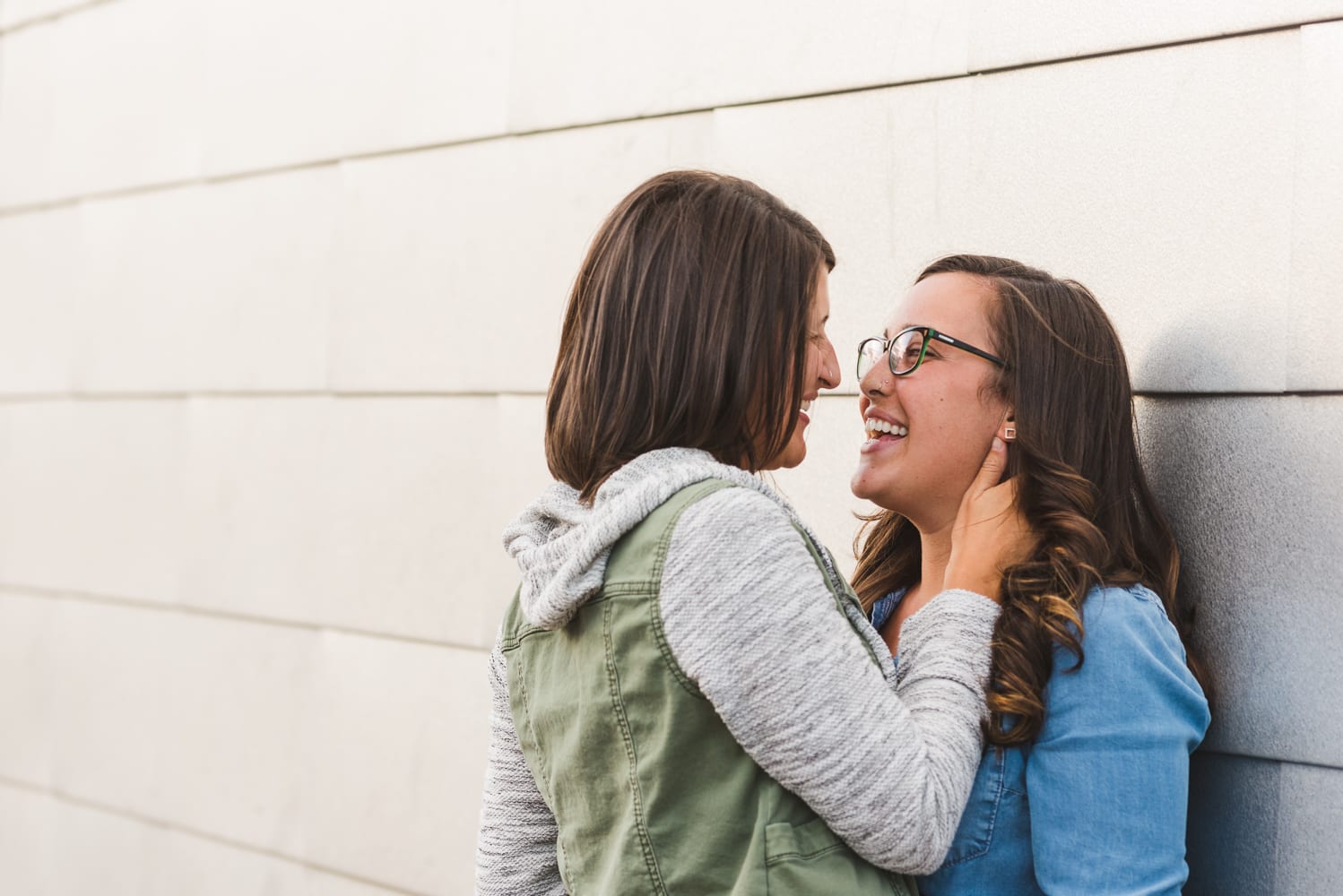 Colorful RiNo Engagement Photography | RiNo Denver | From the Hip Photo