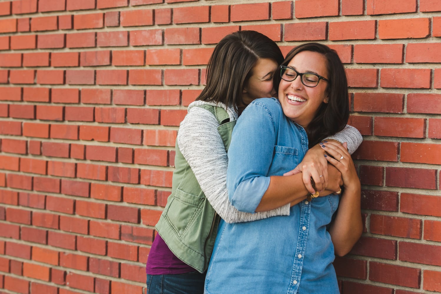 Colorful RiNo Engagement Photography | RiNo Denver | From the Hip Photo