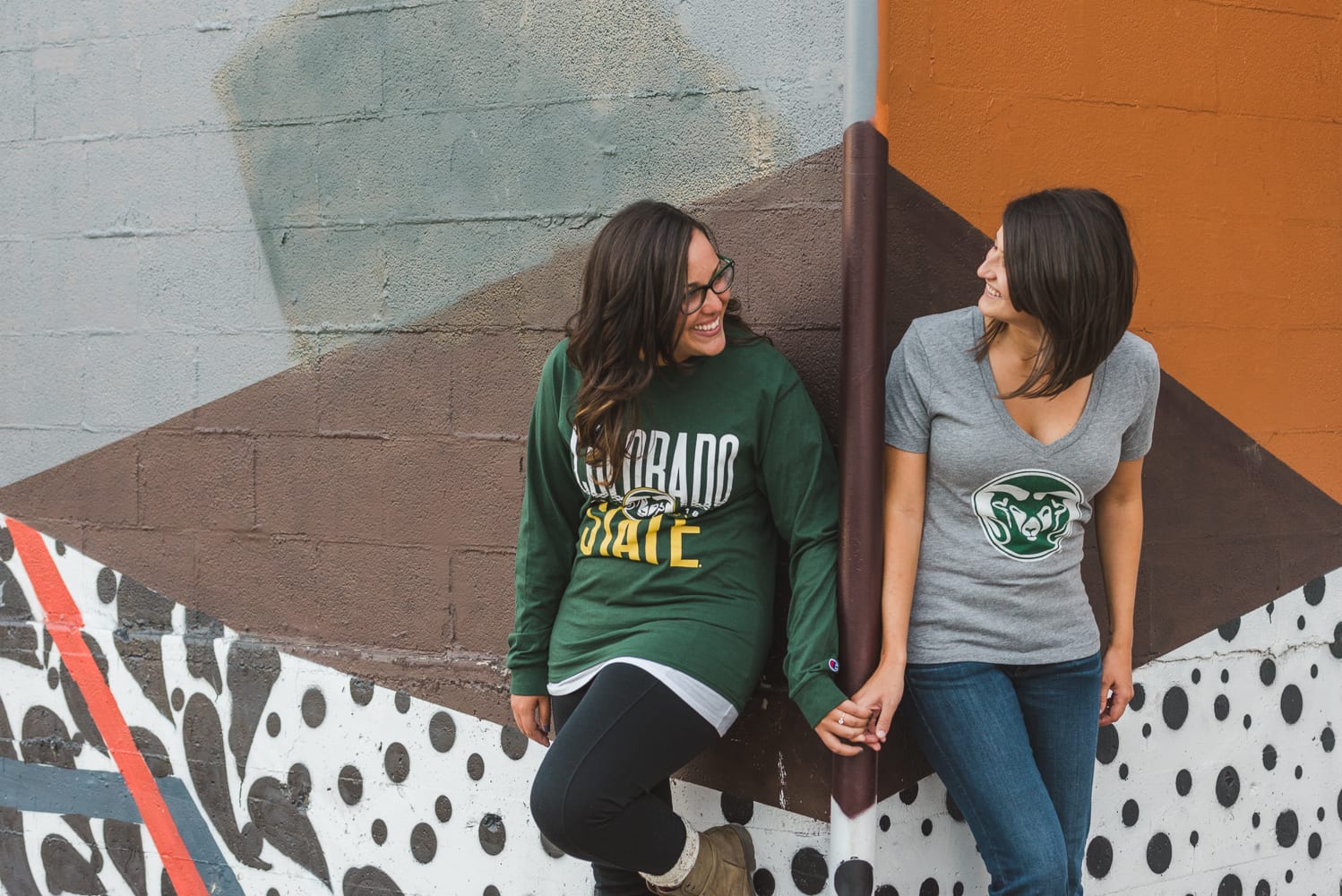 Colorful RiNo Engagement Photography | RiNo Denver | From the Hip Photo