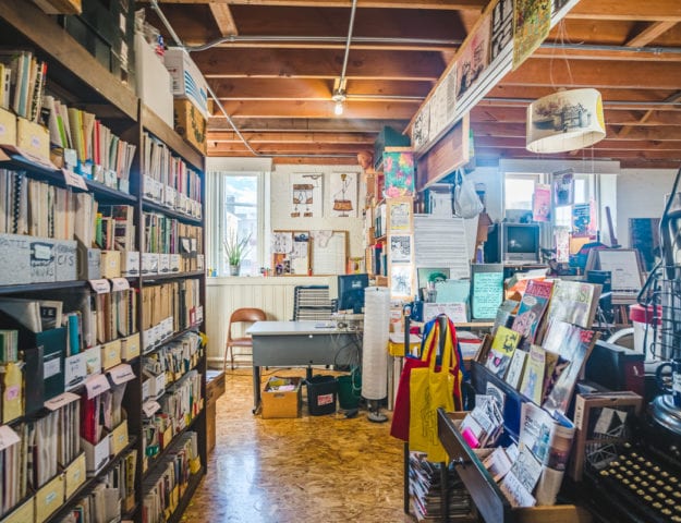 The Denver Zine Library | Retail Space Photography | From the Hip Photo