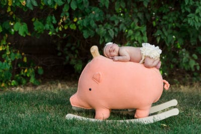 Outdoor Newborn Family Photos | Newborn Photography | From the Hip Photo