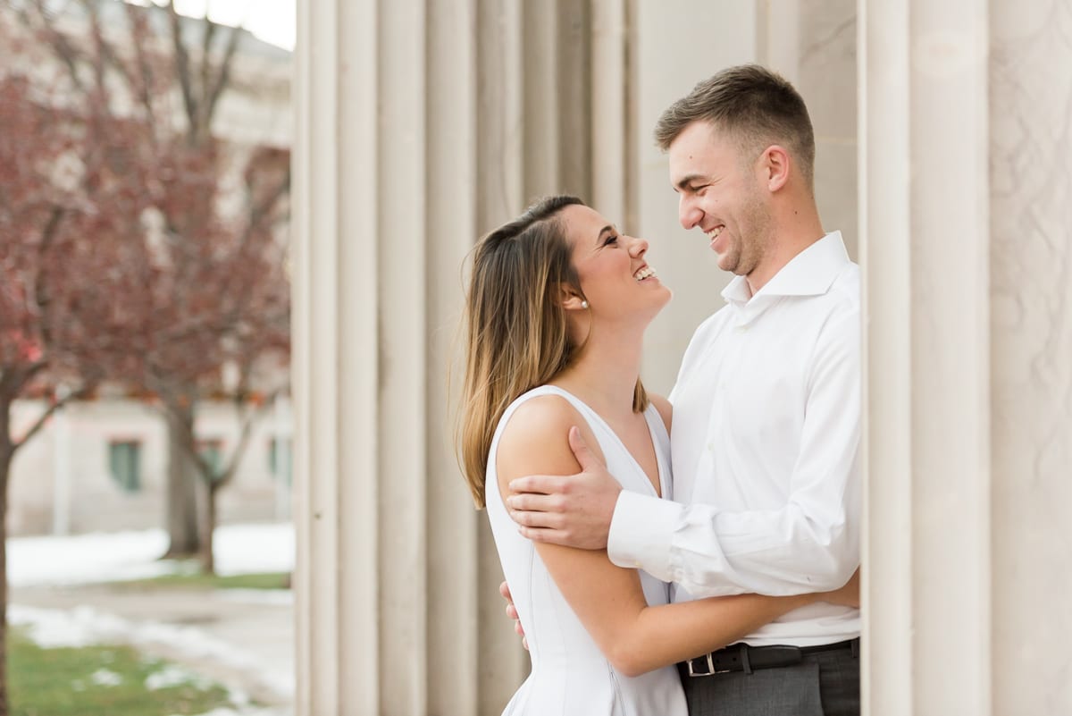 Downtown Denver Engagement Photos | Engagement Photography | Downtown Denver | From the Hip Photo
