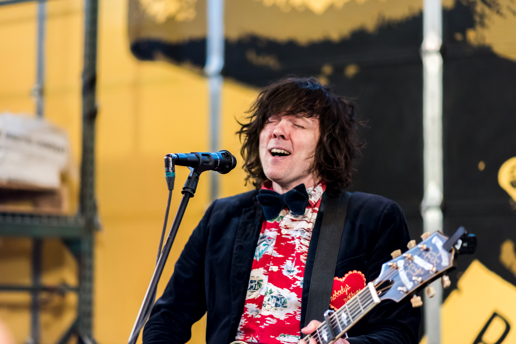 James Alex of Beach Slang performs at Ratio Beerworks in Denver, CO.