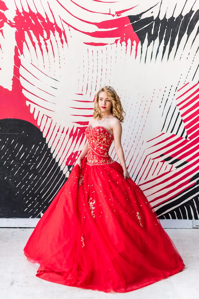 Bright Red Quinceanera Dress | Event Photography | Wyndwood | From The Hip Photo