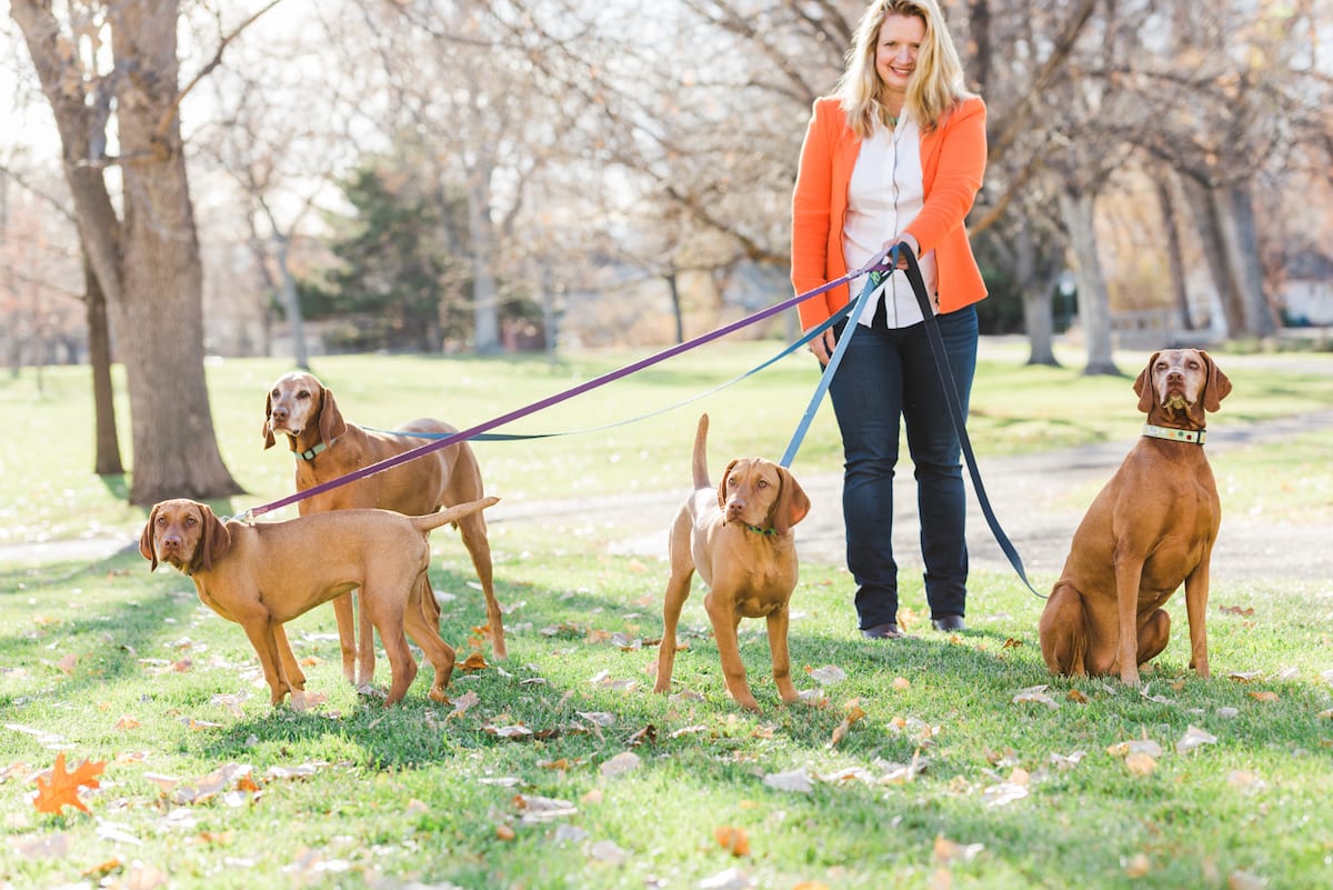 Family portrait with dogs | Pets In Human Photo Session