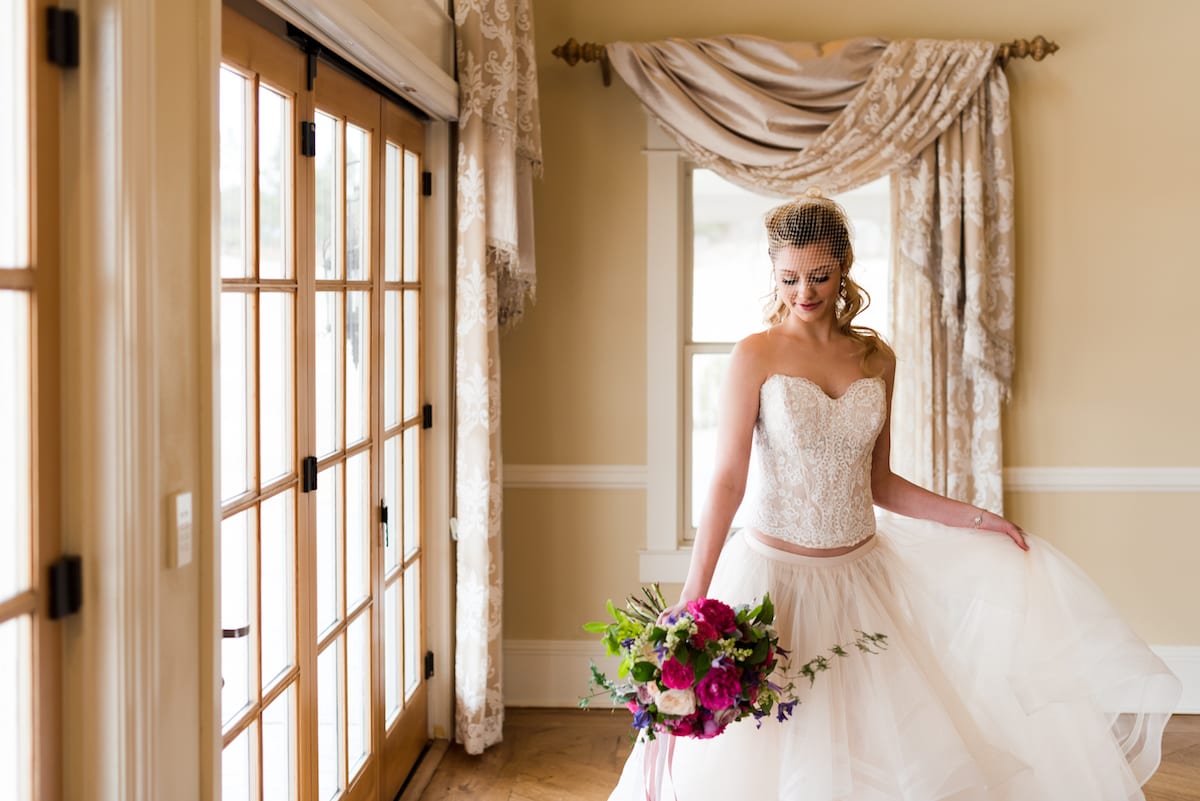 Bride and Wedding Bouquet | Wedding Photography | Flying Horse Ranch | From The Hip Photo