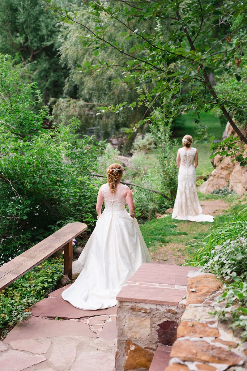 Two Brides In Lace | Wedding Photography | Wedgwood On Boulder Creek | From The Hip Photo