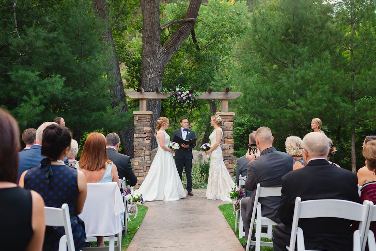 Two Brides In Lace | Wedding Photography | Wedgwood On Boulder Creek | From The Hip Photo