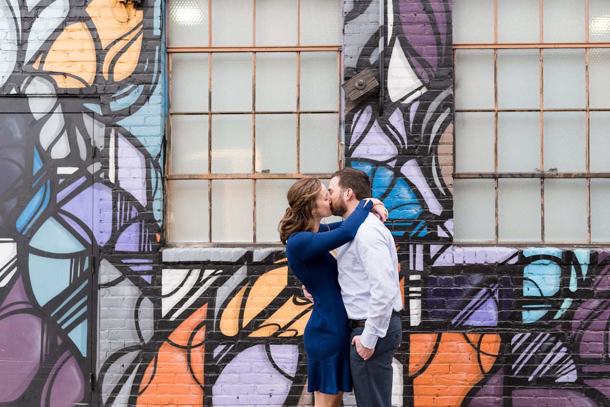Denver Ri-No Engagement portrait