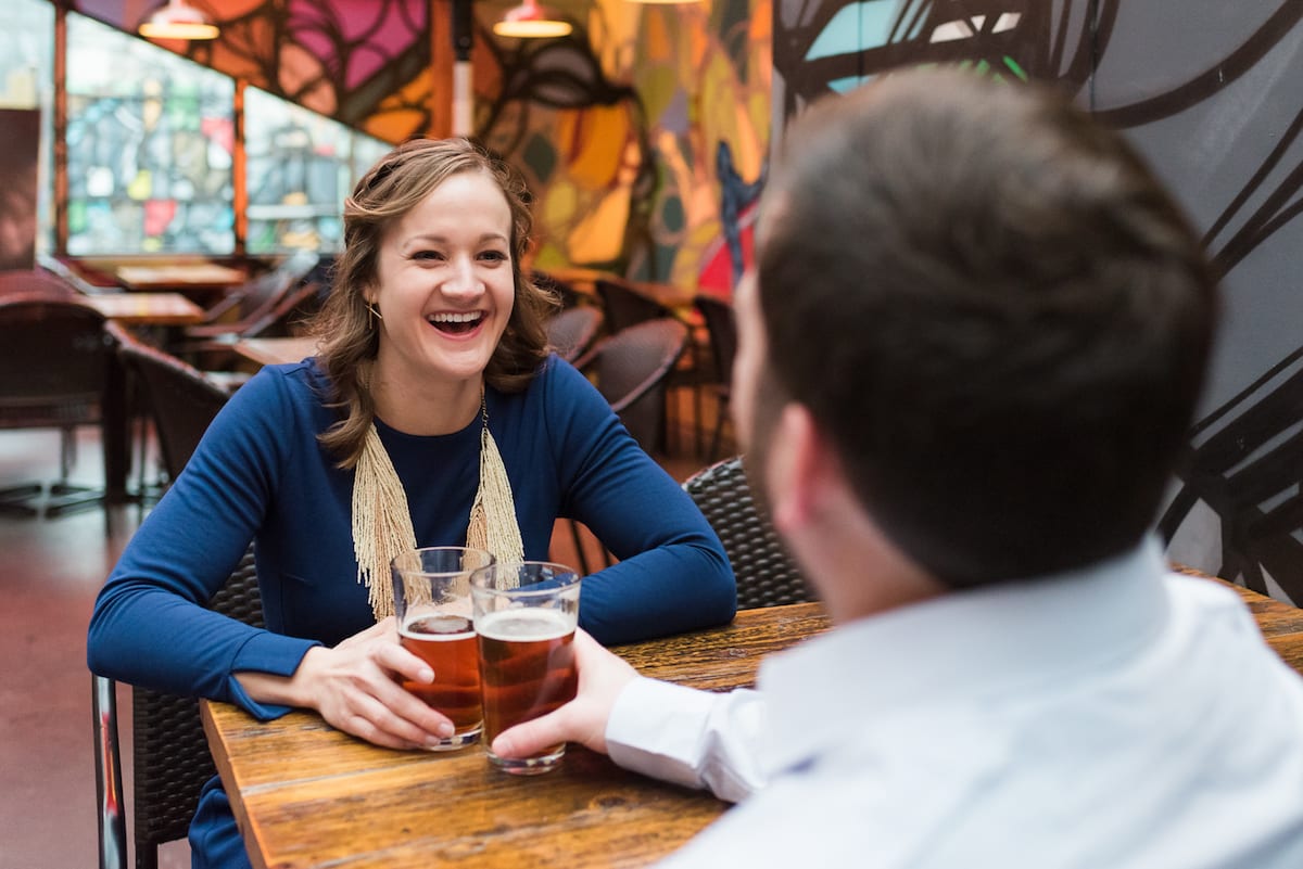Denver Ri-No Engagement portrait