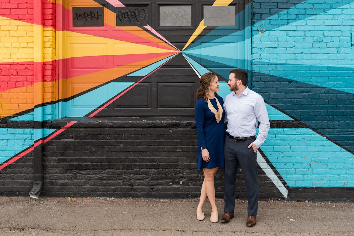 Denver Ri-No Engagement portrait