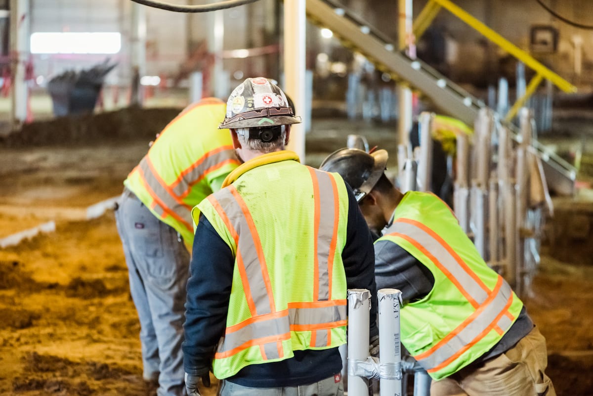 Construction at Stanley Marketplace in Aurora, CO