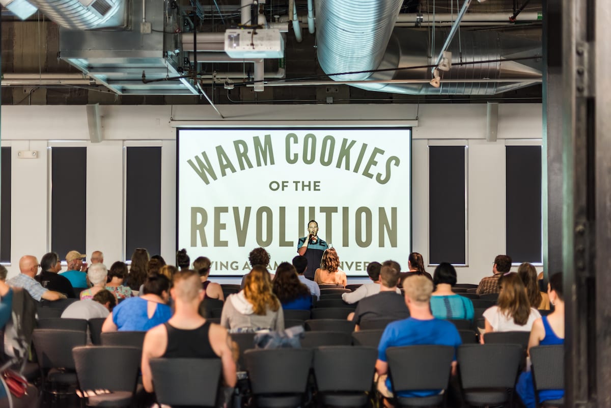 Presentation I Event Photography I Warm Cookies of the Revolution I From the Hip Photo 