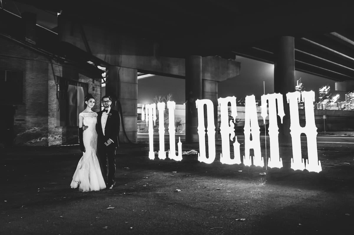 Gothic Themed Wedding | Wedding Photography | Oxford Hotel | From the Hip Photo