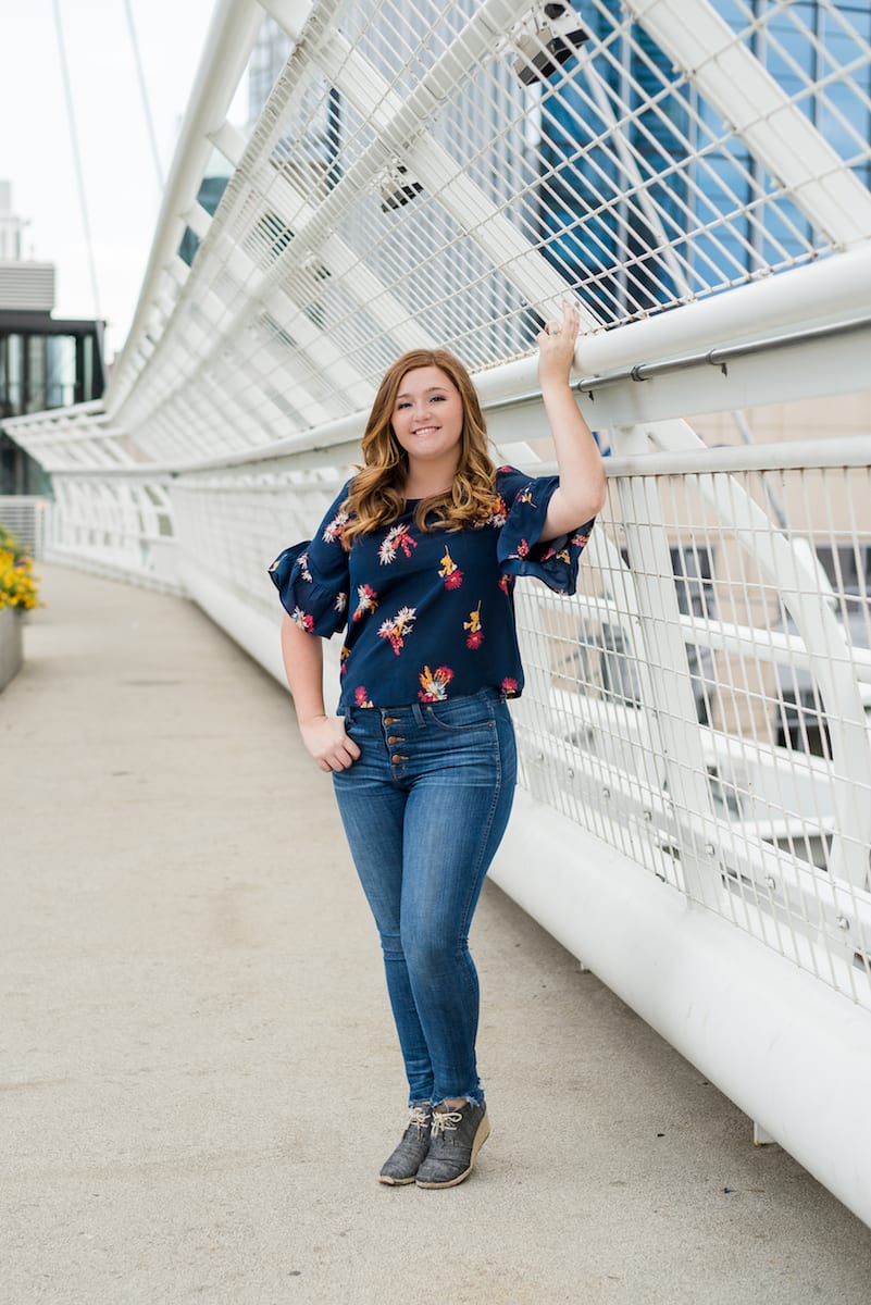 Carly Big City Senior Session | Senior Portraits | Confluence Park | From the Hip Photo