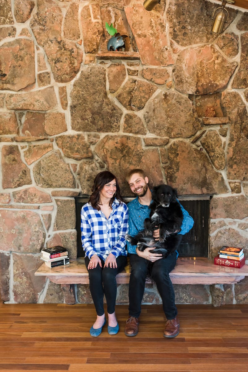A Cozy Home Engagement | Engagement Photography | Evergreen | From the Hip Photo