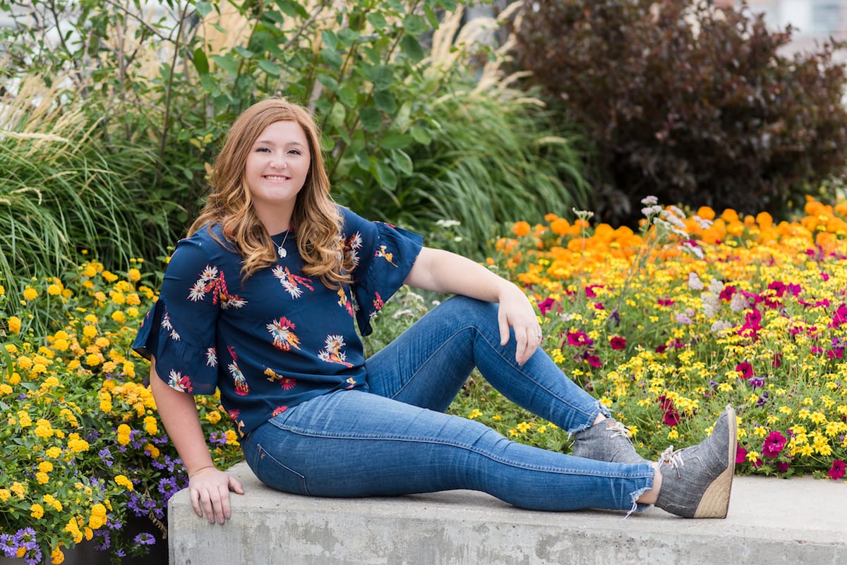 Carly Big City Senior Session | Senior Portraits | Confluence Park | From the Hip Photo