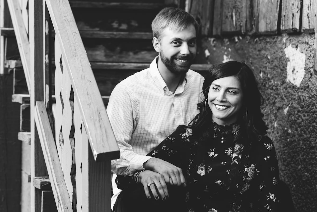 A Cozy Home Engagement | Engagement Photography | Evergreen | From the Hip Photo