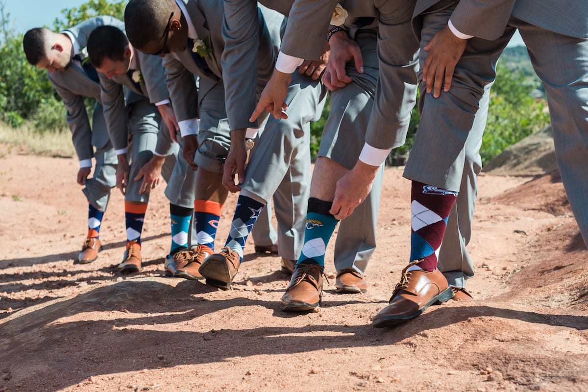 Groom's tender expression as he looks at bride during Willow Ridge Manor wedding ceremony