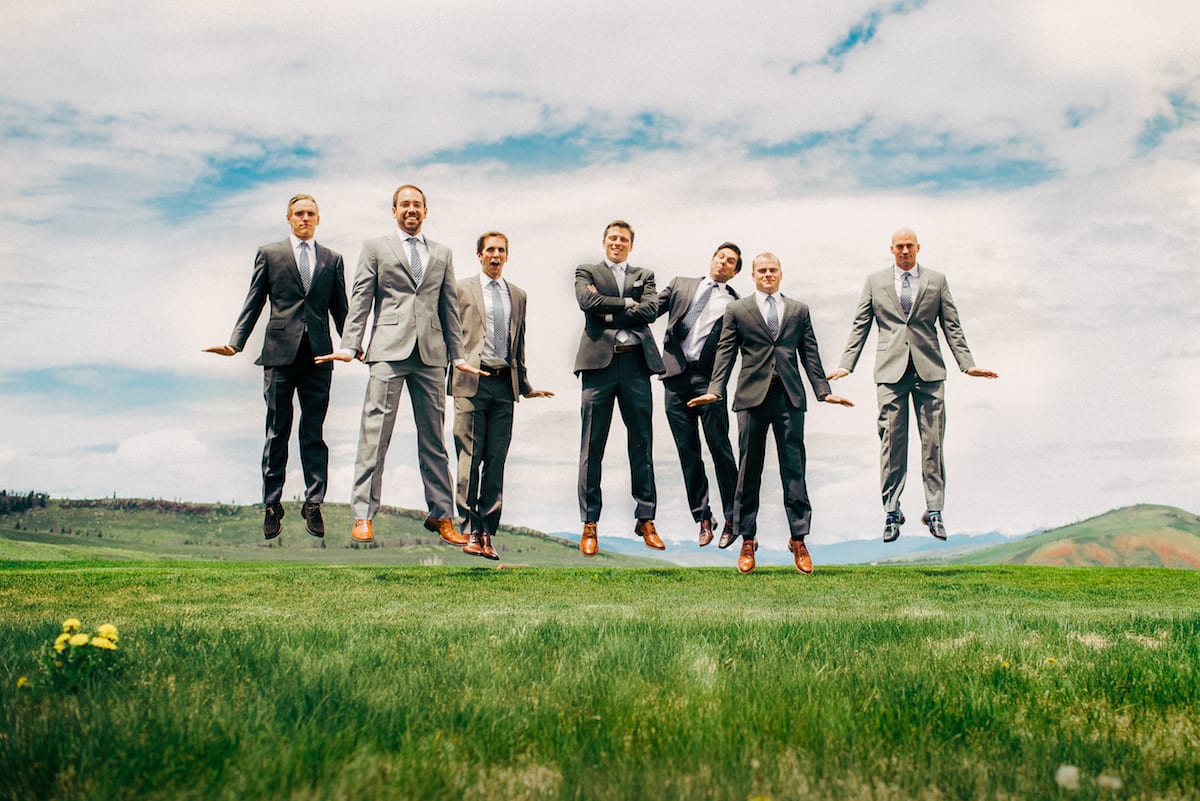 Close-up wedding details at Granby Ranch mountain venue