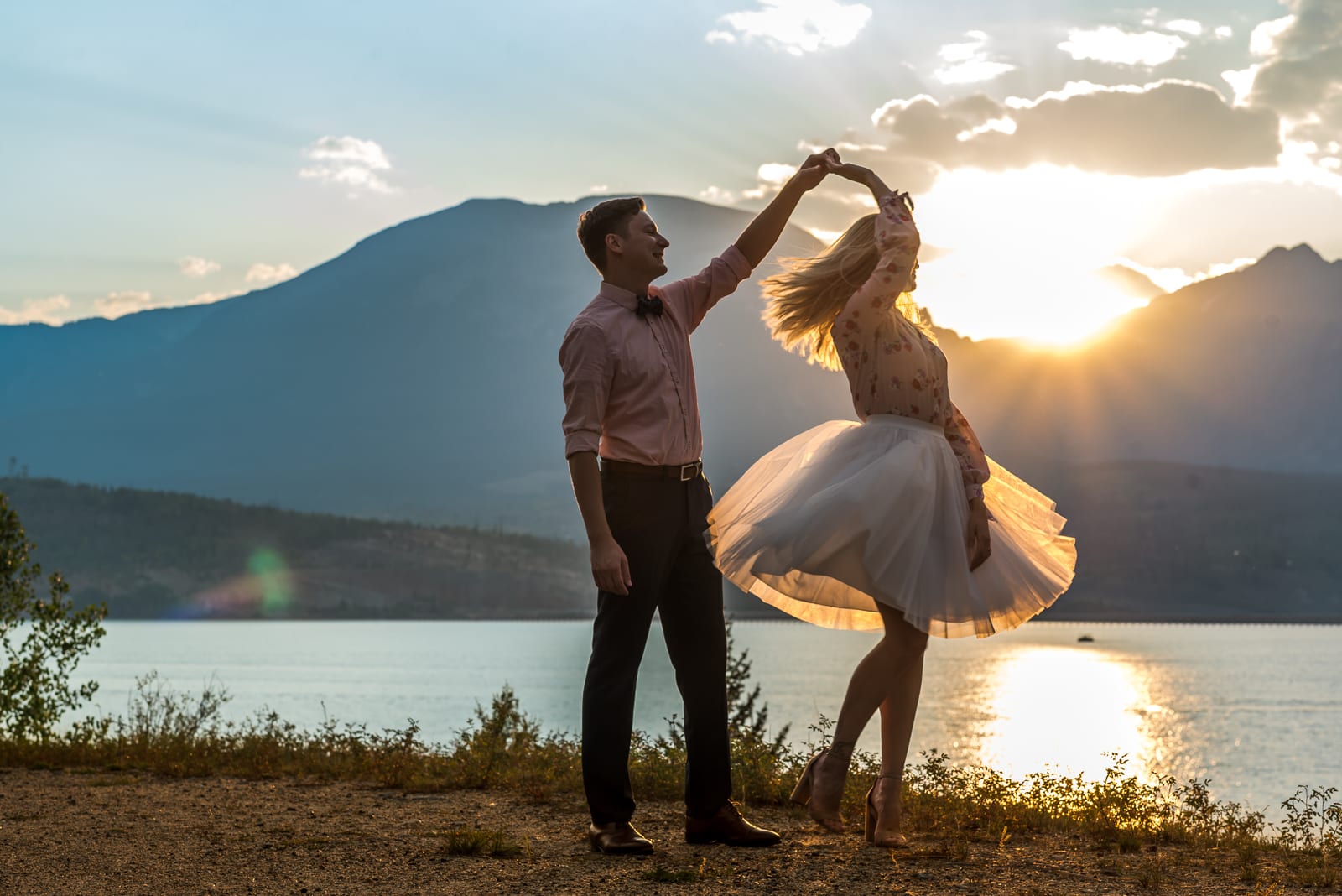 Enchanting Engagement | Engagement Photography | Lake Dillon Marina | From the Hip Photo