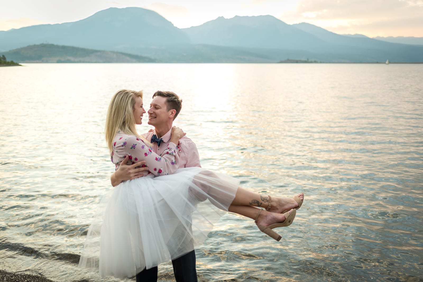 Enchanting Engagement | Engagement Photography | Lake Dillon Marina | From the Hip Photo
