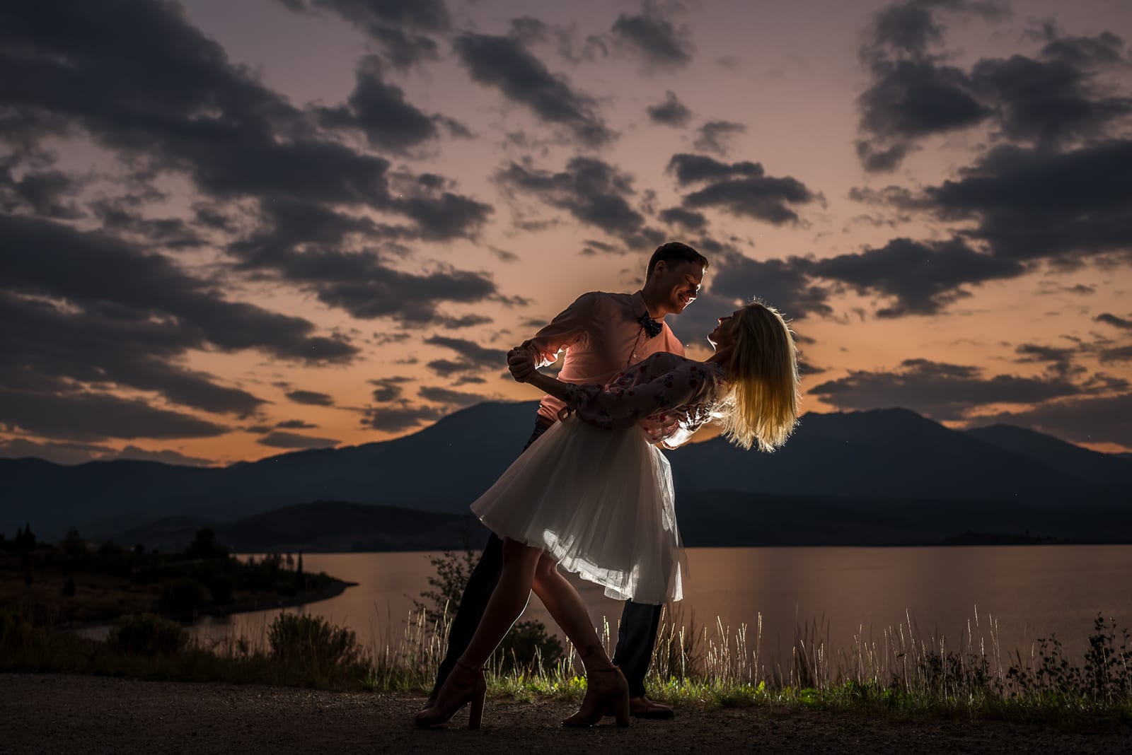 Enchanting Engagement | Engagement Photography | Lake Dillon Marina | From the Hip Photo