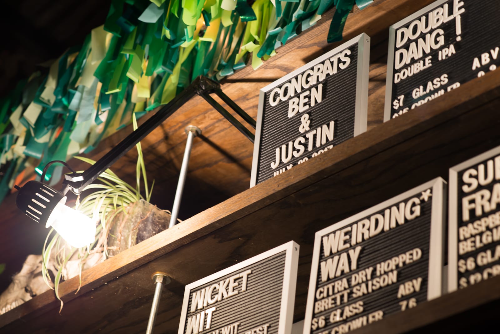 love story | Wedding Photography | Our Mutual Friend Brewing Co. | From the Hip Photo