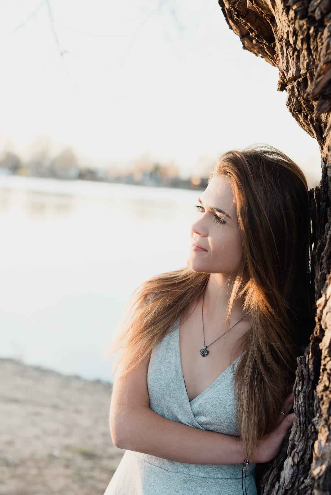 Senior portrait session variety outdoor evening light Colorado photography