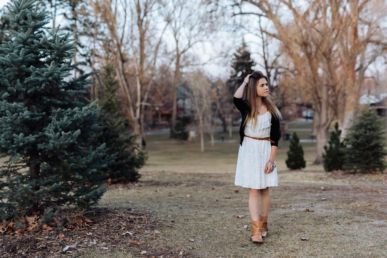Natalia senior portrait session in Washington Park Denver Colorado professional photographer