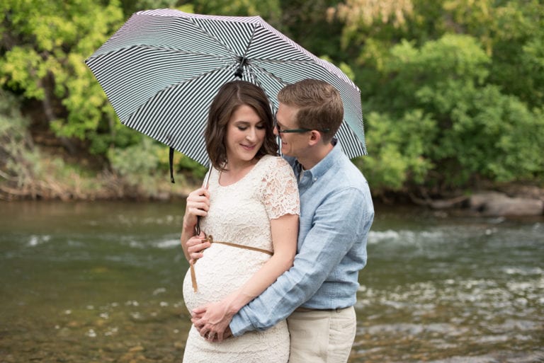 Expecting couple pregnancy photography session in Denver Colorado