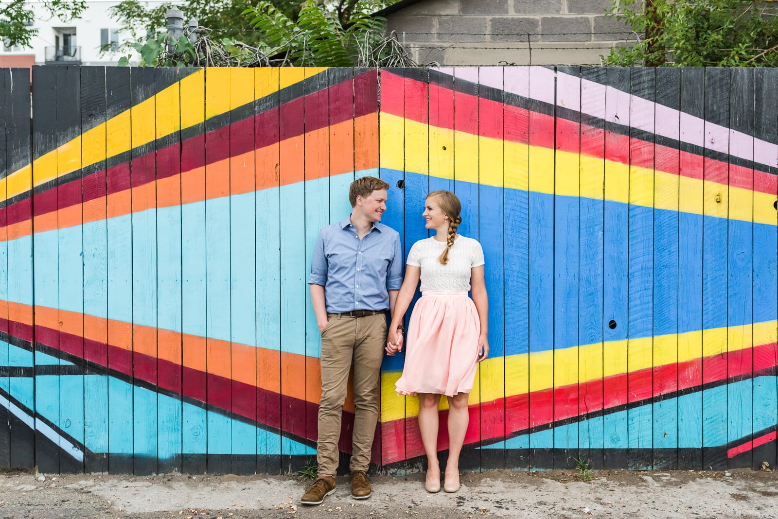 Laura & Shon A RiNo Engagement| Engagement| RiNo Art District| From the Hip Photo