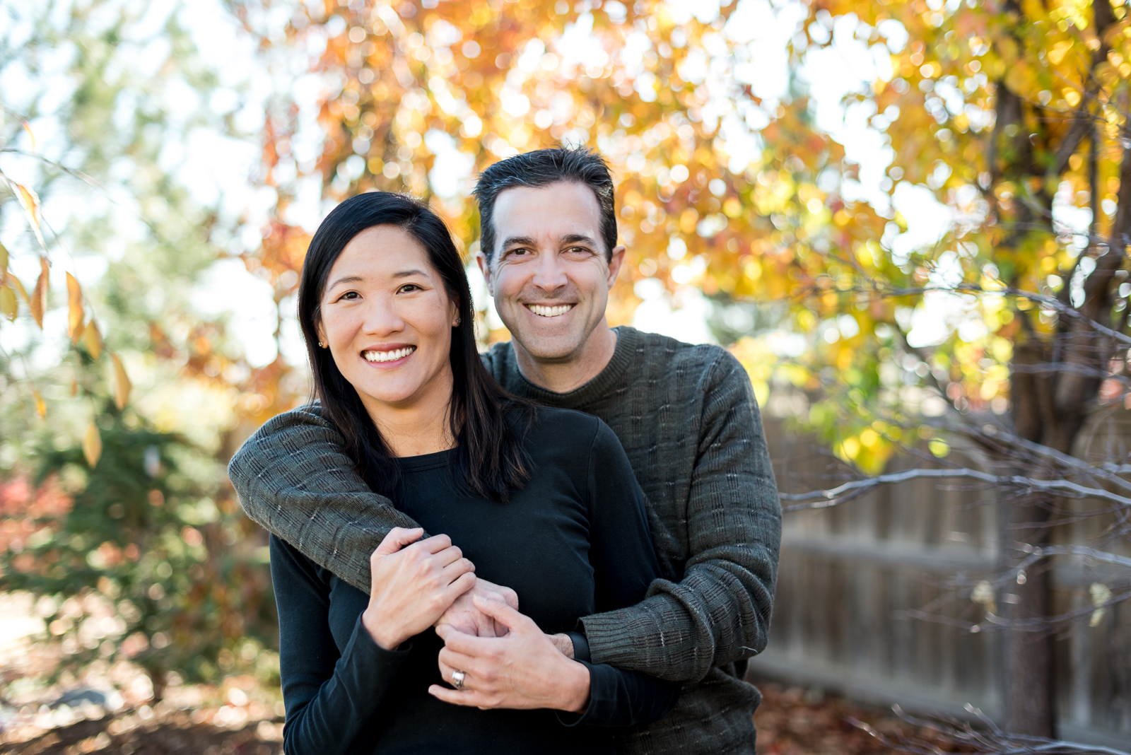 Annie & Adam | A Backyard Family Photo Session