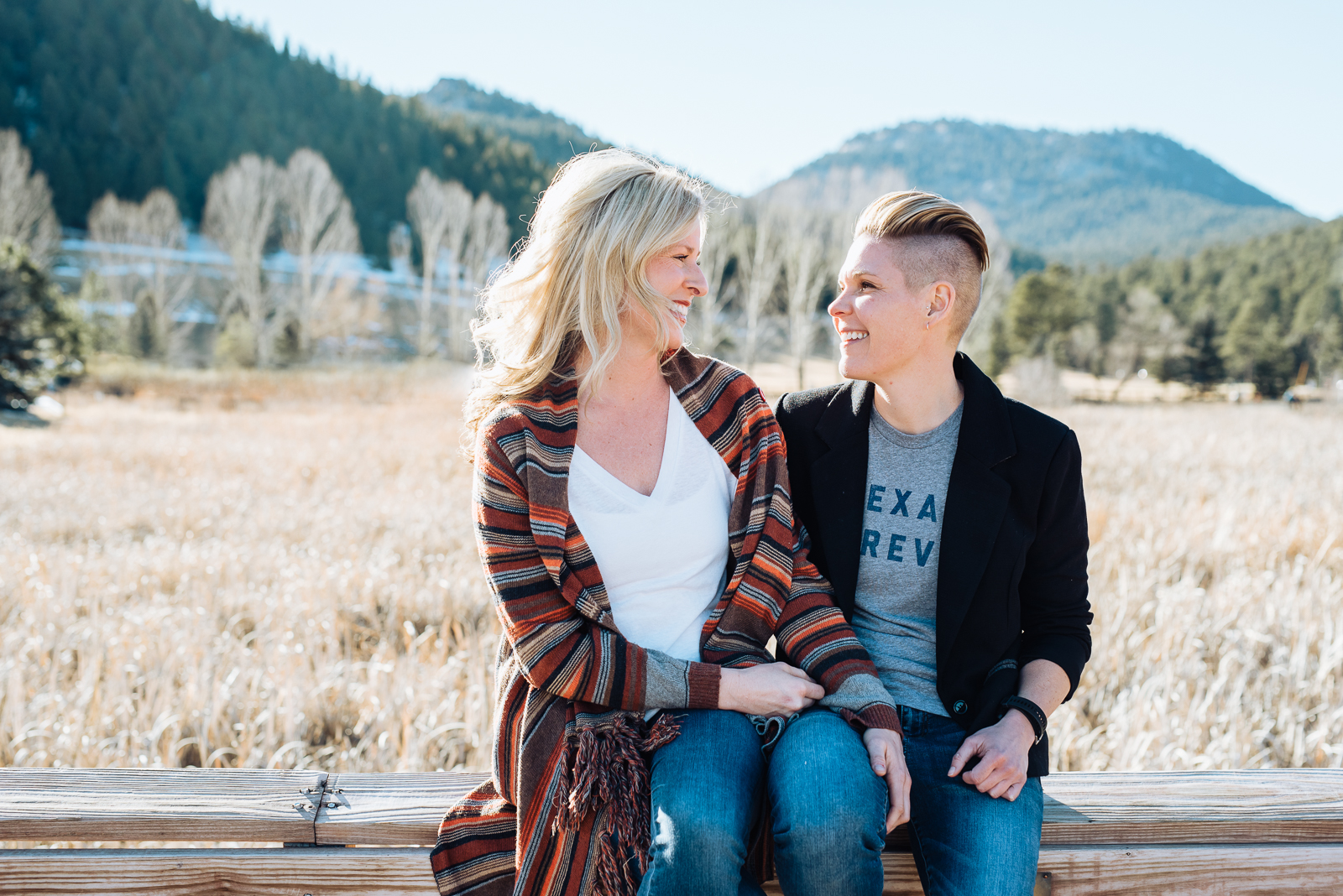 Lisa & Jen | An Evergreen Lake Engagement