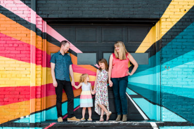 Colorful Personality | Hailey & Kevin Family Shoot