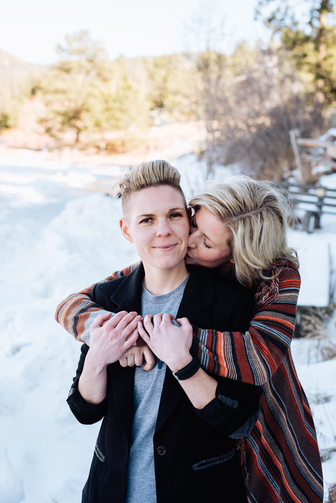 Lisa & Jen | An Evergreen Lake Engagement
