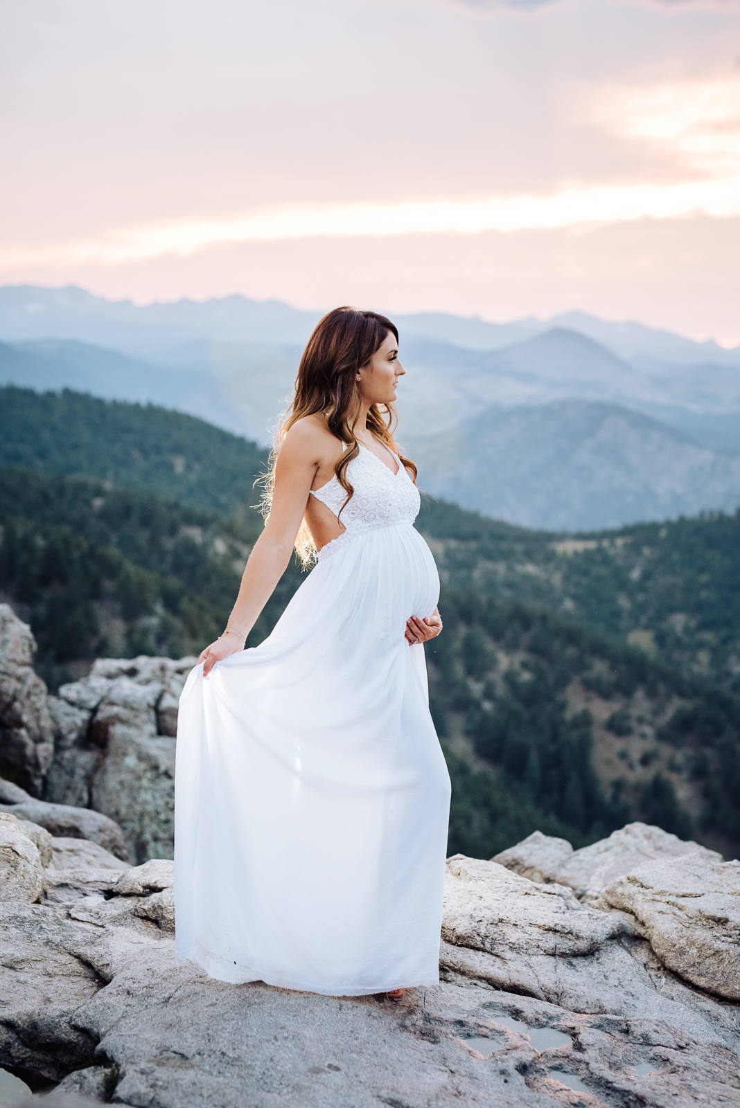 Alexandra & Noam | Maternity Photos | Lost Gulch Overlook | From the Hip Photo