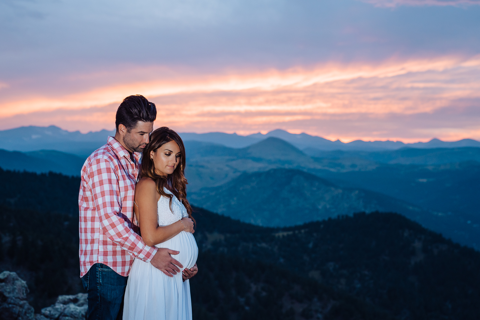 Alexandra & Noam | Maternity Photos | Lost Gulch Overlook | From the Hip Photo
