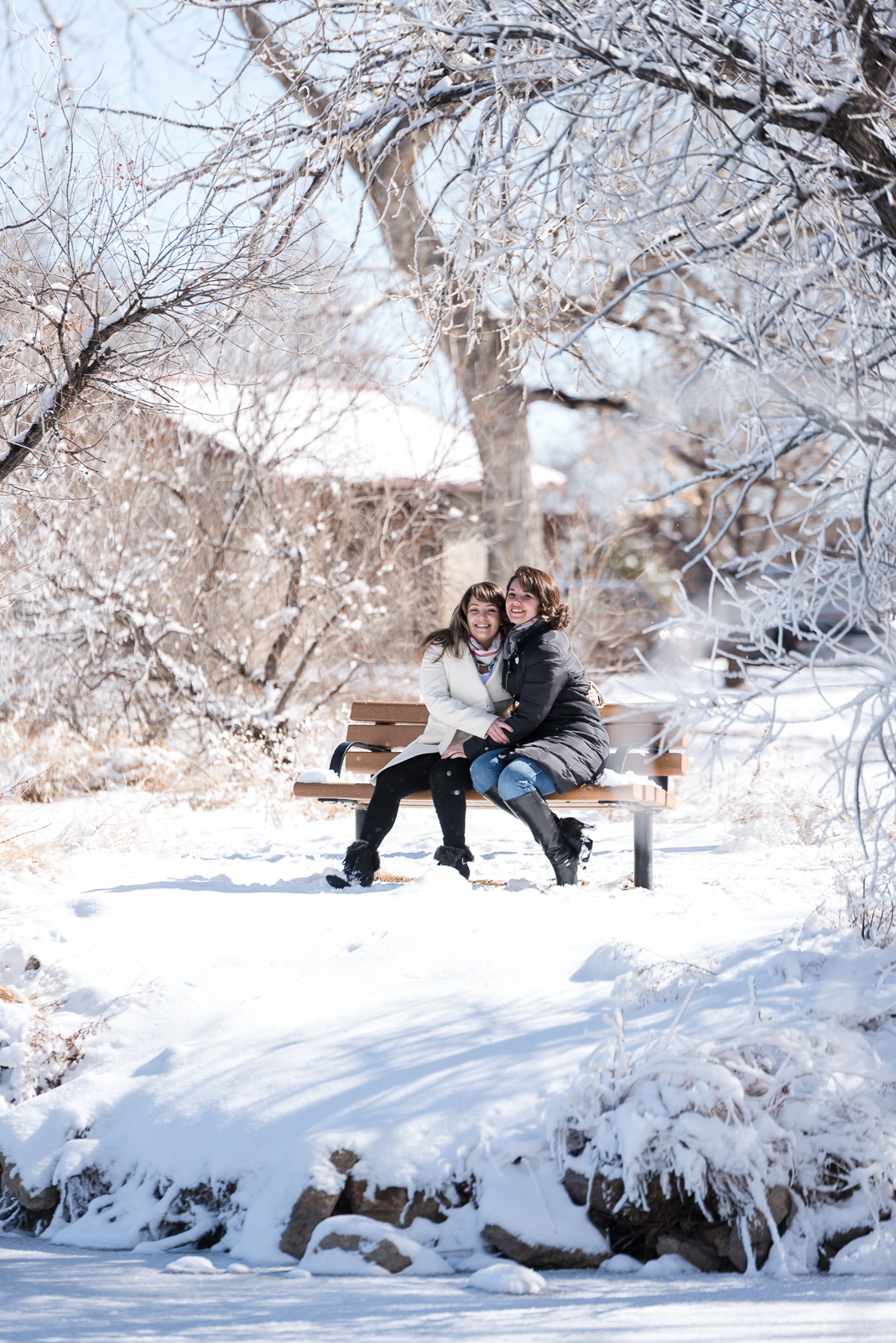 February Snow | Family Photo | Kendrick Lake Park | From the Hip Photo
