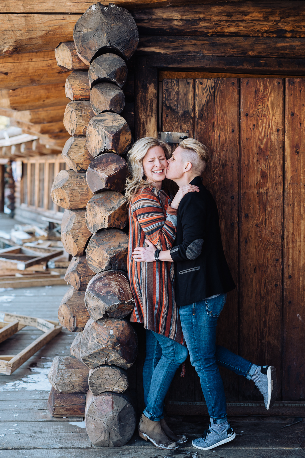 Lisa & Jen | An Evergreen Lake Engagement