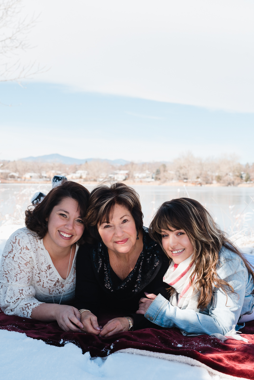 February Snow | Family Photo | Kendrick Lake Park | From the Hip Photo