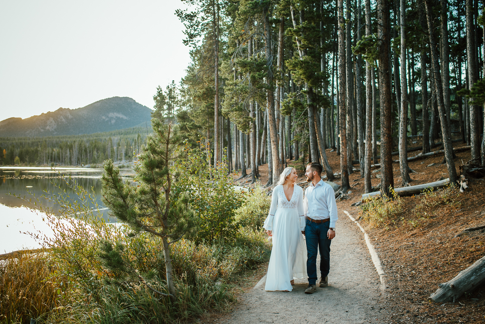 A Sprague Lake Engagement Shoot | Ashleigh & Tim