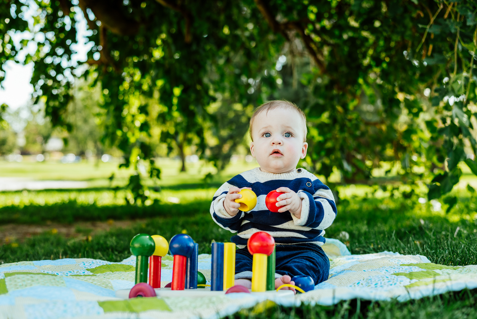 City Park Adventures with Logan | Sara & Jenna Newborn Photos