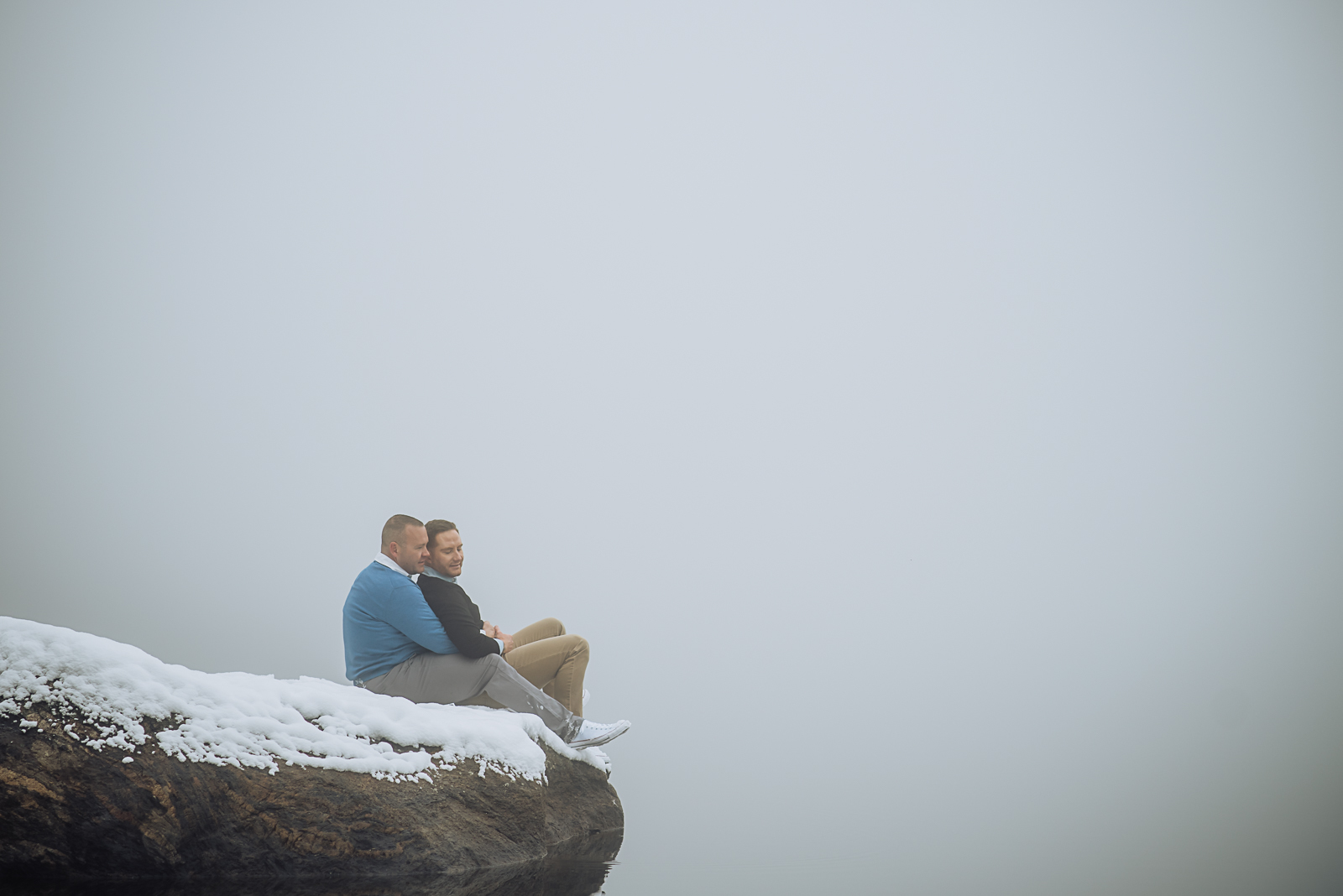 The Warmth of Love | Luke & Brian Rocky Mountain National Park Engagement Photos