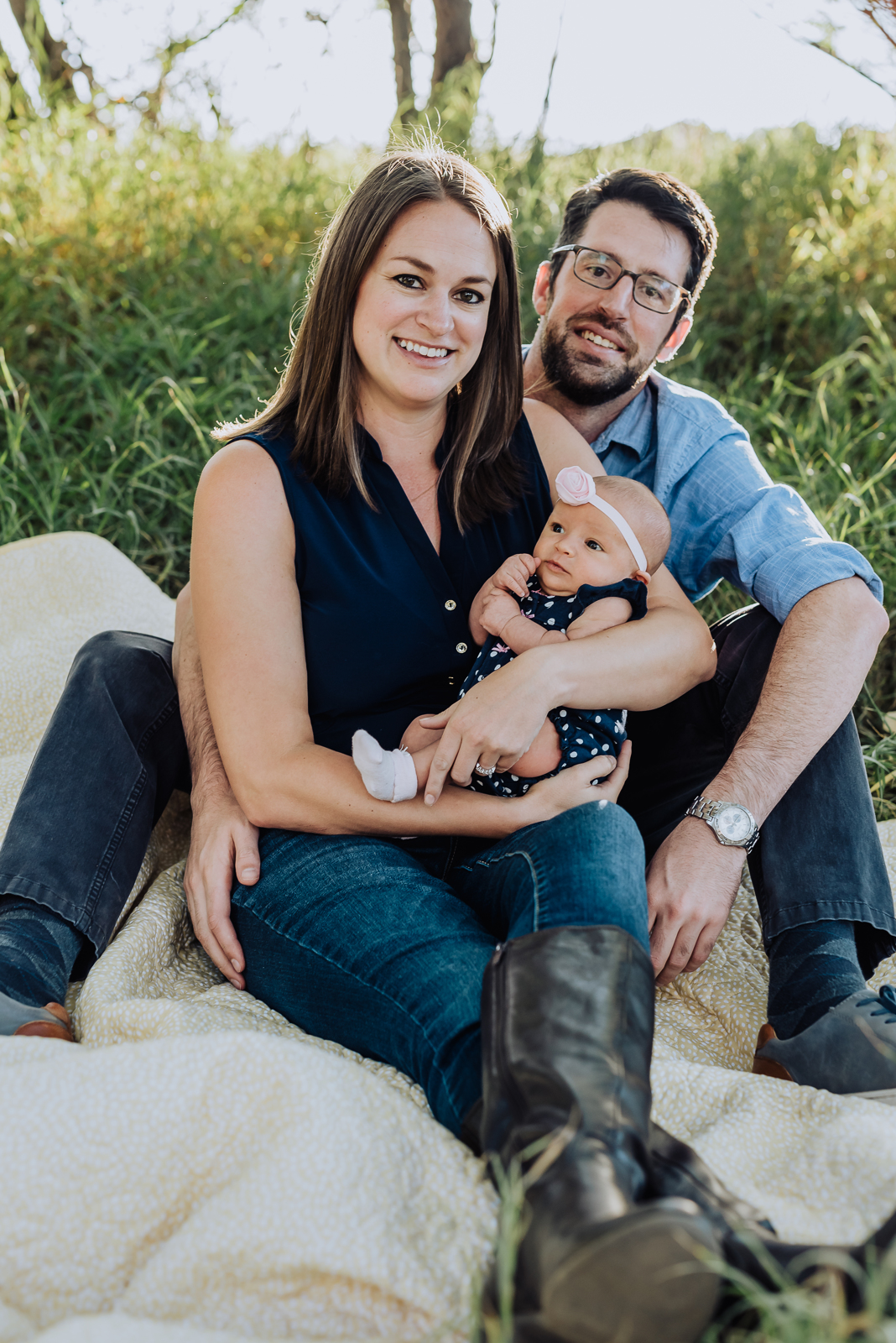 Anna & Brad's Lovely Afternoon | Bear Creek Greenbelt Newborn Photos 
