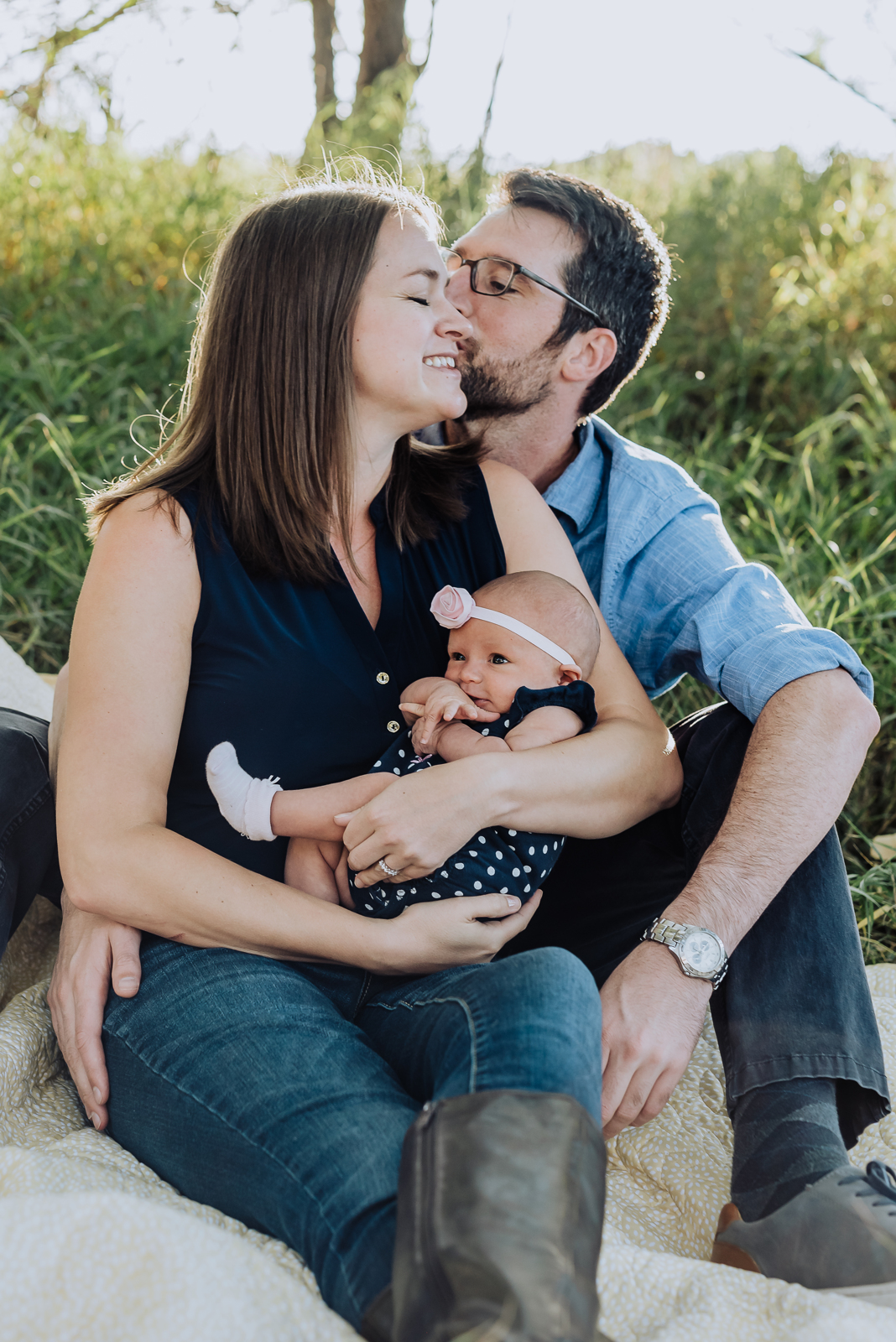 Anna & Brad's Lovely Afternoon | Bear Creek Greenbelt Newborn Photos 