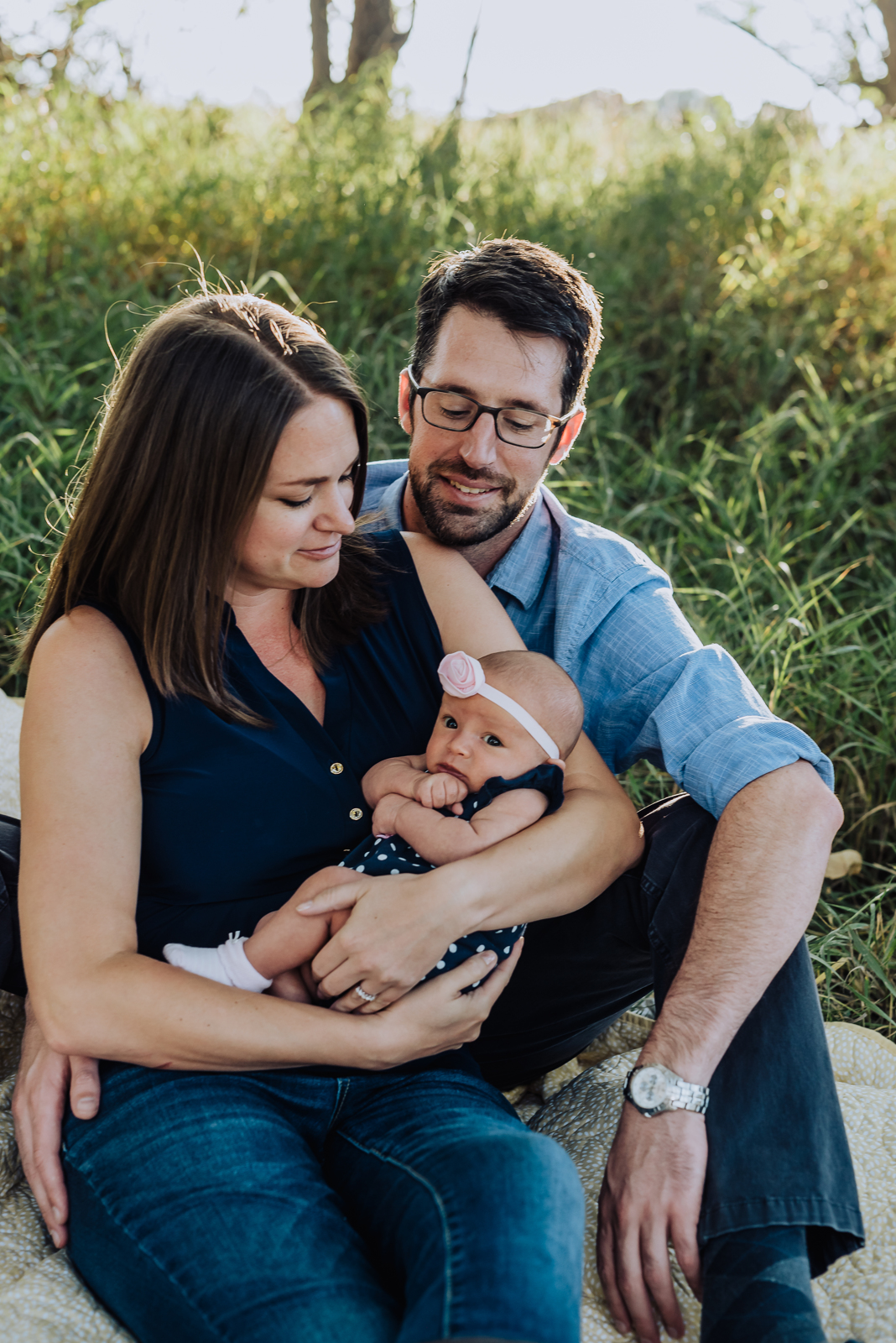 Anna & Brad's Lovely Afternoon | Bear Creek Greenbelt Newborn Photos 